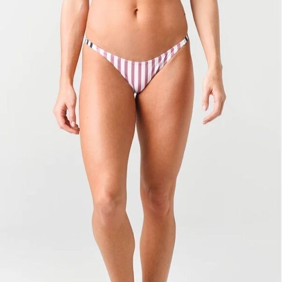 CAROLINE CONSTAS
Mykela Bikini Bottom nautical stripe . Large multi. - Picture 2 of 16